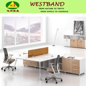Contemporary Style Panel Office Workstation with Acrylic Screen