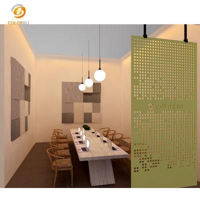 Decorative Room Partition Polyester Fiber Hanging Screen