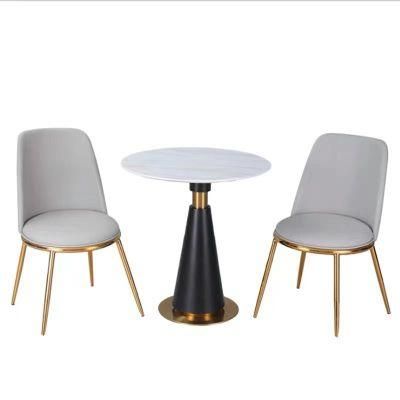 Hot Selling Fashion Nordic Dining Room Table Furniture Marble Coffee Shop Small Negotiation Tables