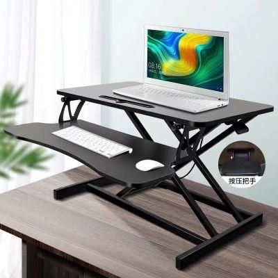 Monitor Stand Multifunction Standing Desk with Laptop and Keyboard Tray