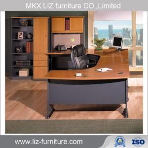 L Shape Modern Wooden Furniture Executive Desk Modular Office Table (3213)