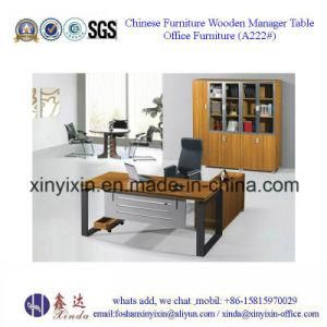 Chinese Office Furniture Office Table with Metal Legs (A222#)