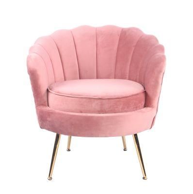 OEM ODM Stainless Steel Swivel Velvet Upholstery Chair Accent Chairs Lounge Leisure Armchair for Living Room Furniture