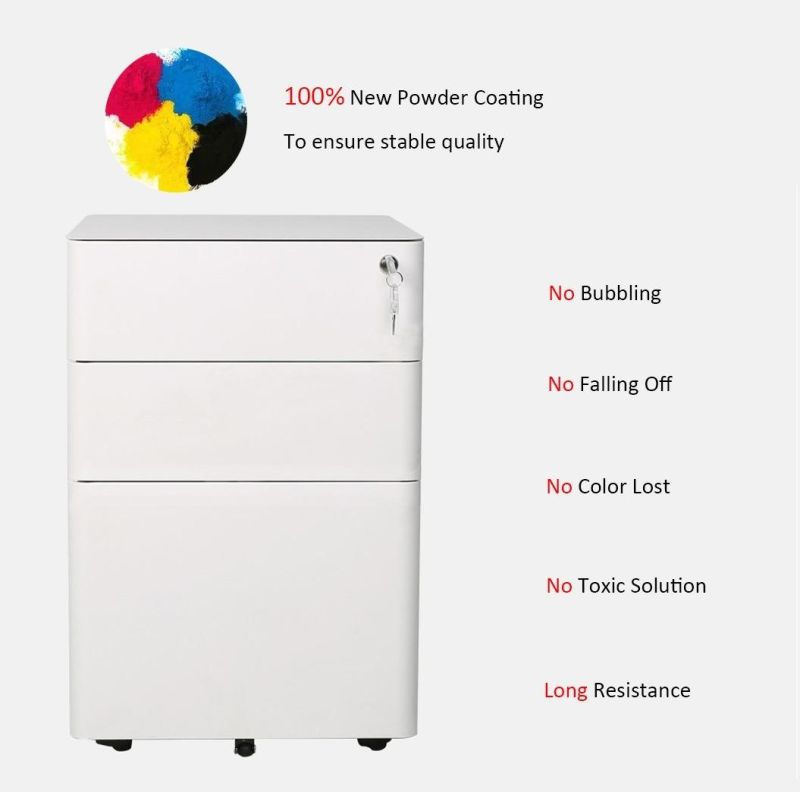 Popular Mobile Pedestal Metal File Cabinet Dividers in Drawers