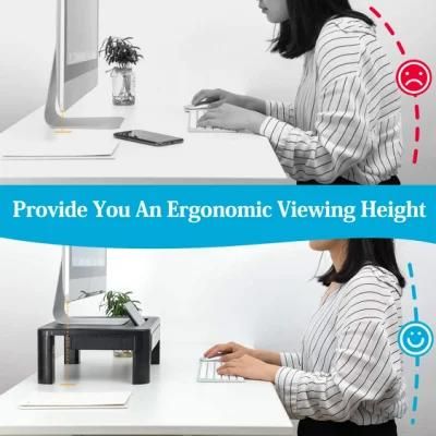 Computer-Adjustable Height Stand Protects The Cervical Spine Office Desk Stand