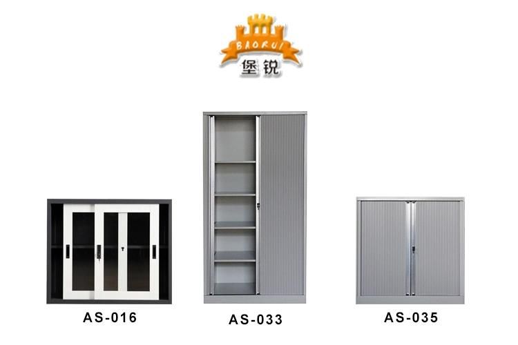 Steel Office 2 Doors Wholesale Storage Tambour Cabinet