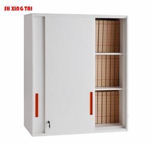 Short 3 Tiers Sliding Door Metal Filing Cabinet