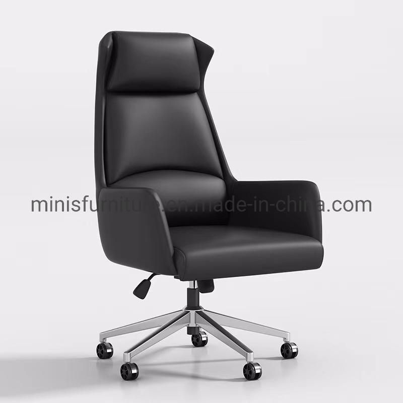(M-OC112) Chinese Factory Manager Furniture High Back Swivel Black Recliner Boss Office Chair