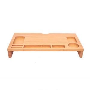 Bamboo Computer Monitor Stand &#160; Storage Computer Stand