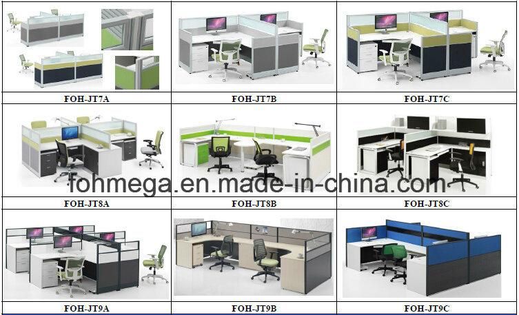 6cm Thick Partitions Office Cubicle Workstations Computer Table (FOH-WS60)