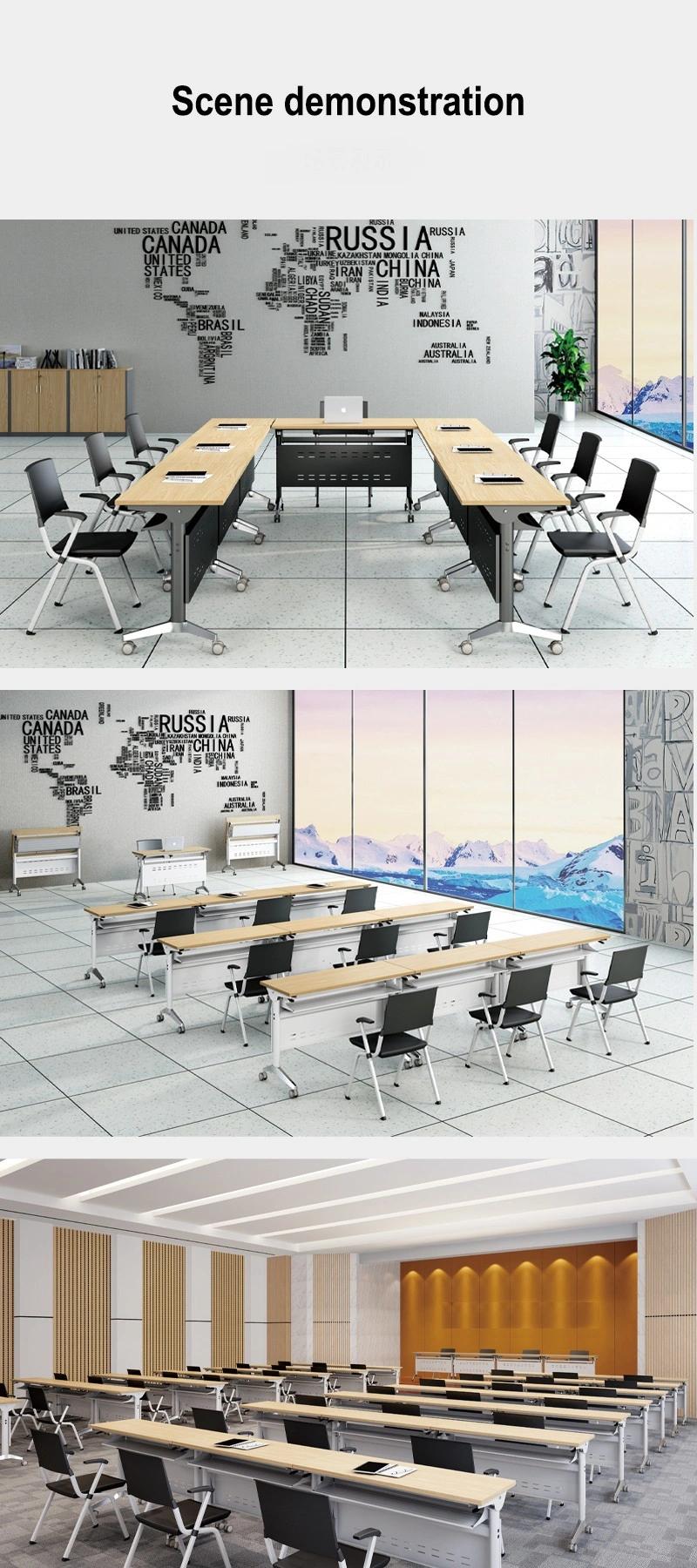 Elites Classroom University Office Computer Standing Study Desk Training Table Height Adjustable Training Desk