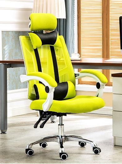 Yellow Ergonomic Mesh Chair Reclining Chair with Footrest Best Office Chair 2021 (YT-018)