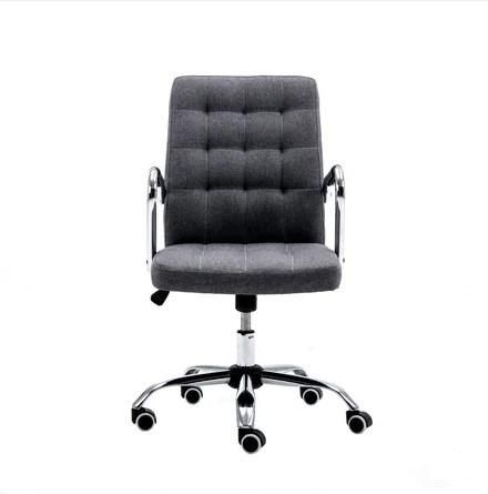 Washable Fabric Reclining Office Sit Stand Chair with High Back