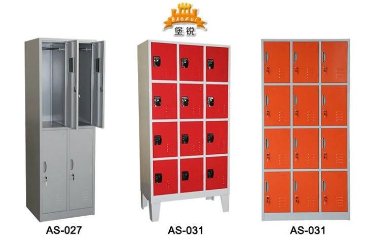 Fas-031 Steel Metal Work Bench Storage Lockers Fireman Clothes Locker Cabinet