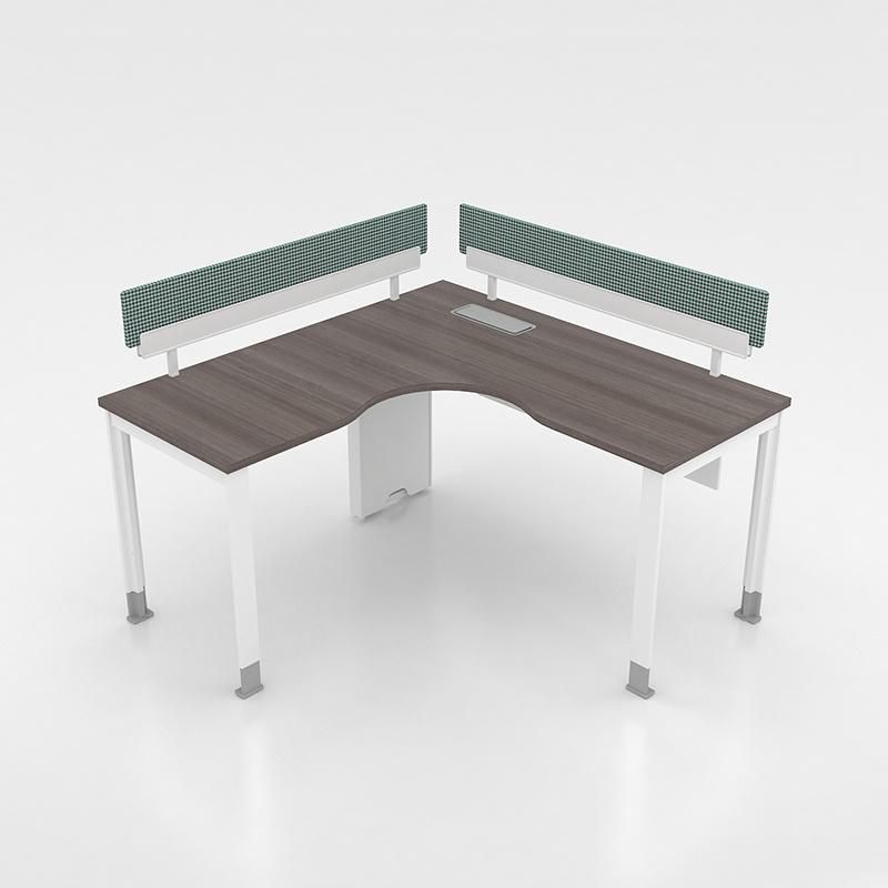 High Quality Modern Office Desk 2 Person L Shaped Office Workstation