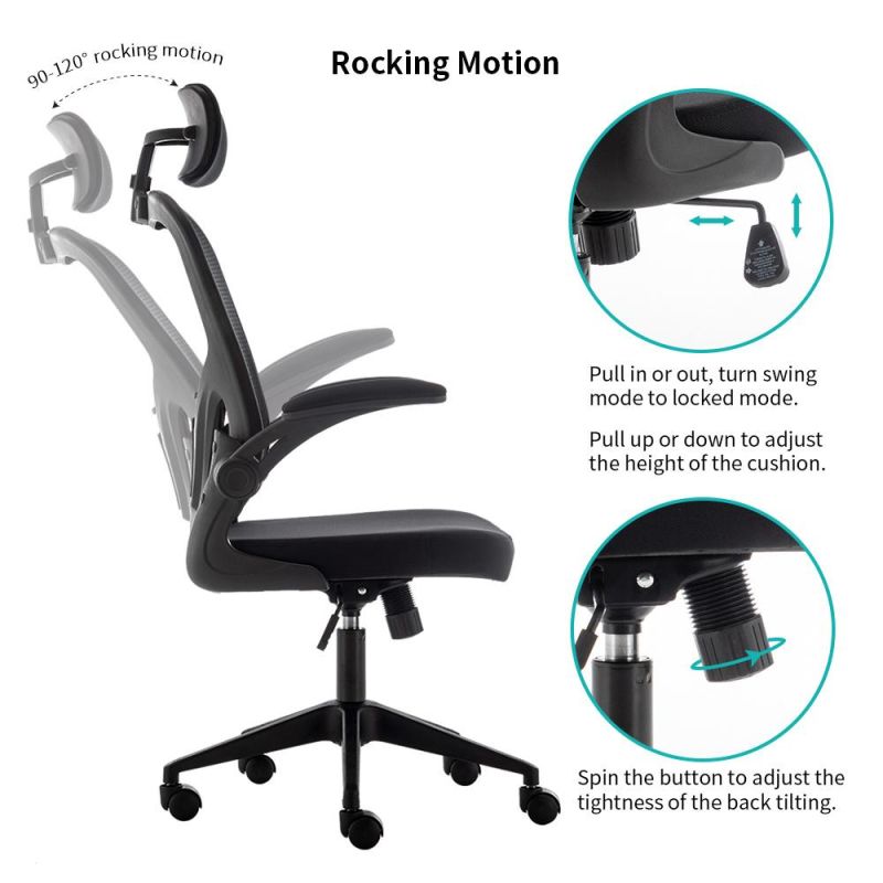 Adjustable Revolving Swivel Lift Executive Office Chair