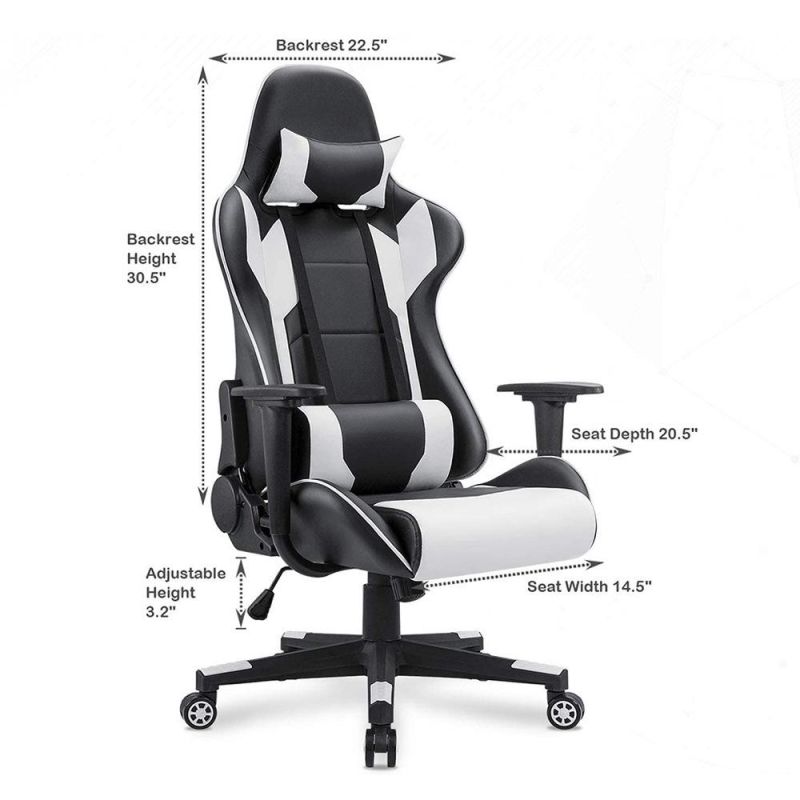 Dark Grey Black Best Custom Gaming Chair