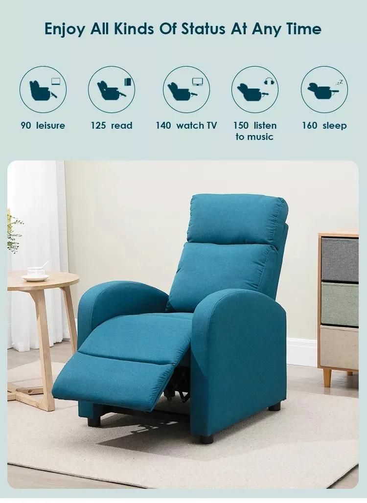Blue Tooth Wireless Speaker Gamer Computer Reclining Chair with Footrest