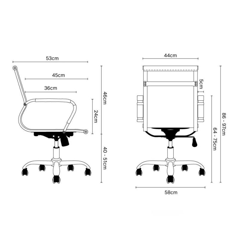 Lisung Hot Sale Executive PU Office Chair