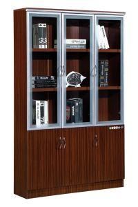 Melamine Bookcase with Aluminum Frame 2019 Furniture File Cabinet 2 Door 3 Door Bookshelf File Cabinet New Design Office Furniture