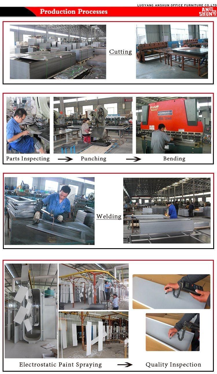 Factory Cheap Price Office Two Swing Door Steel Wardrobe Cupboard