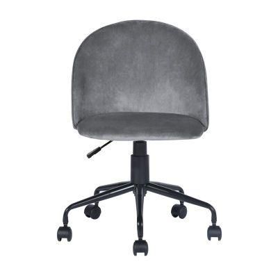 Modern Design Upholstery Velvet Sitting Swivel Home Office Chair