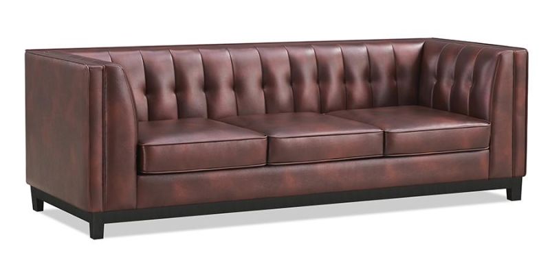 Modern Design Leather Type Living Room Sofa Relaxing Lounge Sofa with 1/2/3 Seat