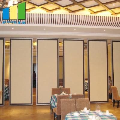 Hotel Restaurant Removable Sliding Folding Partitions Acoustic Partition Walls
