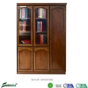 3 Doors Wood Furniture Study and Office Room Storage Cabinet Book Case