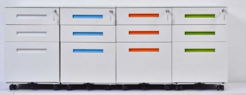 Modern Design Under Desk 3 Drawers Pedestal Cabinet