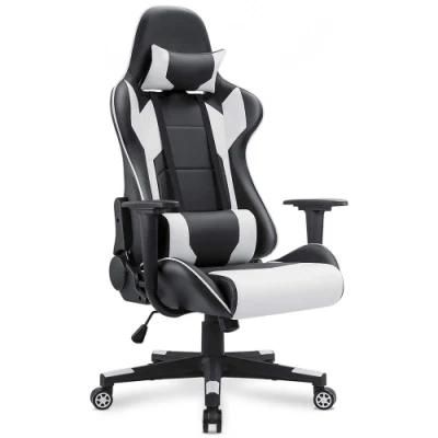 Factory Wholesale Leather Gaming Chair Computer Reclining Gamer Chair with Footrest