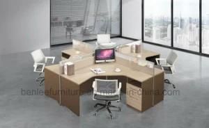 New Design Modern Modular Open Wooden Office Workstation for 4 Seats (BL-KV25A)