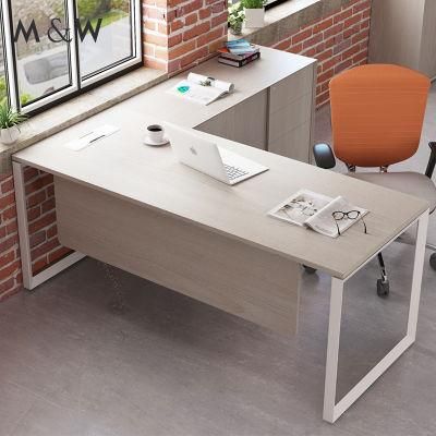 Factory Wholesale L Executive Glass General Manager Furniture Wooden Office Desk