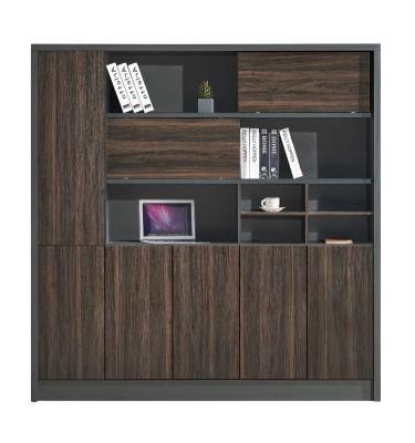 in Stock Modern Office Furniture MDF Office Bookshelf New Model Filing Cabinet Wooden Furniture