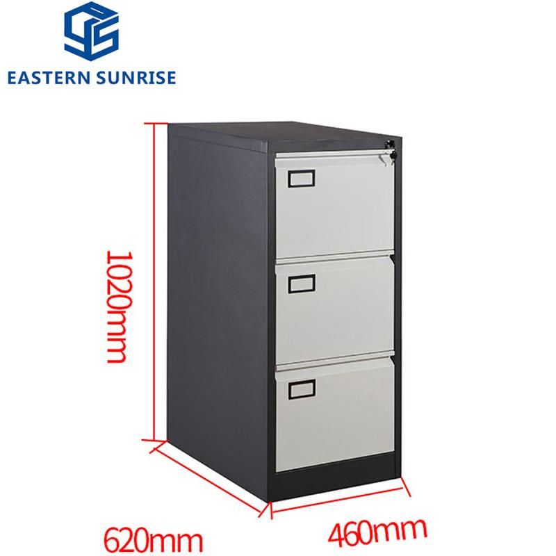 Wholesale Anti-Tilt File Filling Steel Metal Cabinet with 2/3/4 Drawer