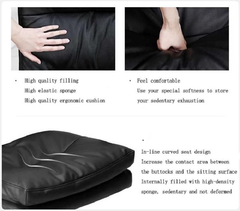 Popular Middle Back Cheap Leather Executive Ergonomic Swivel Modern Manager Office Chairs