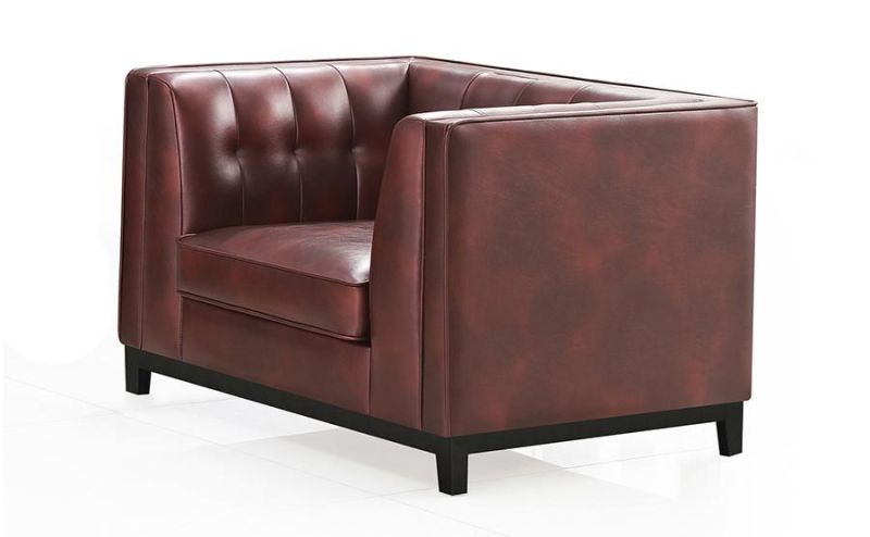 Modern Design Leather Type Living Room Sofa Relaxing Lounge Sofa with 1/2/3 Seat