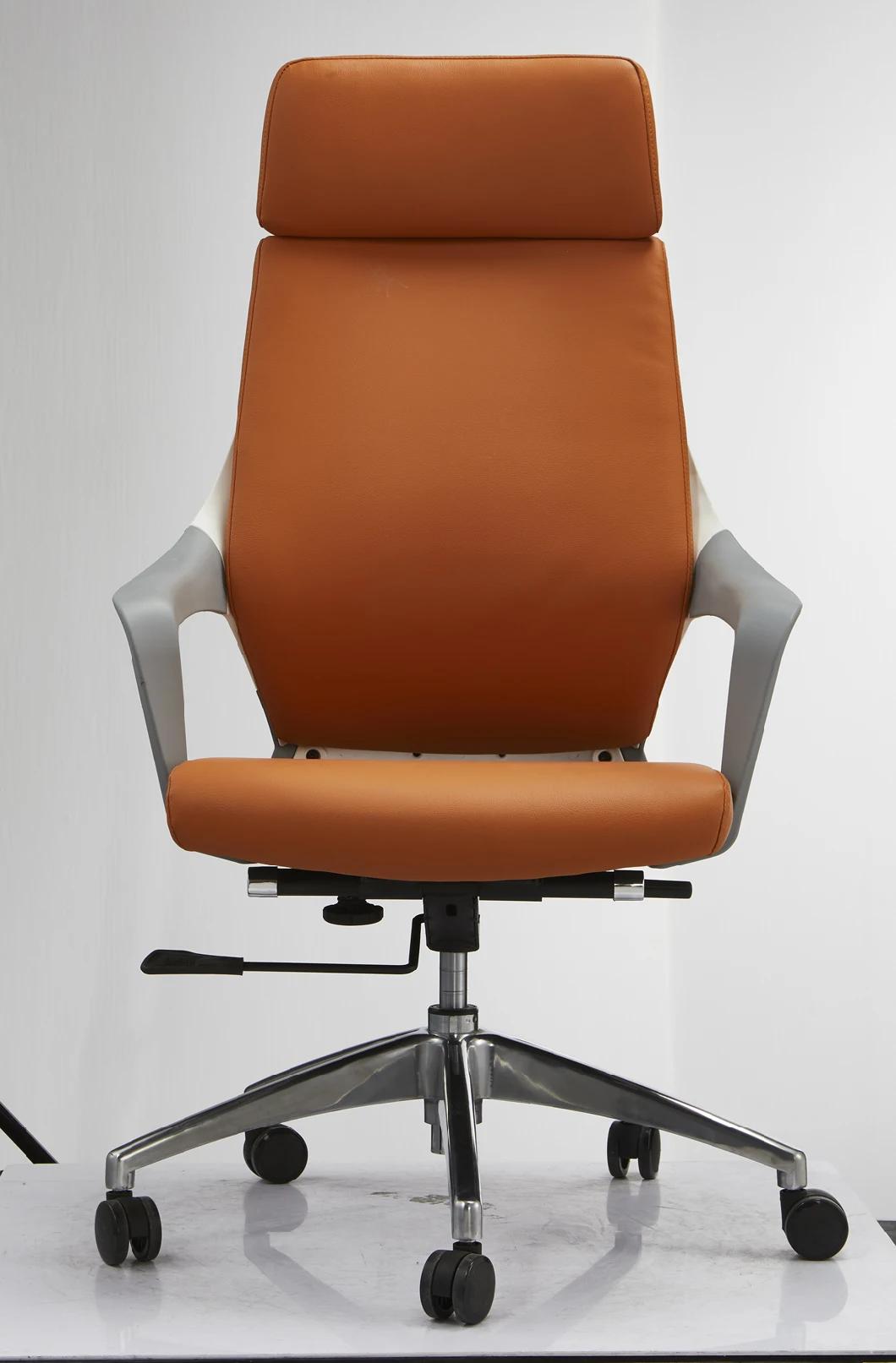 Popular High Back Swivel Revolving Excutive Office Leather Chair