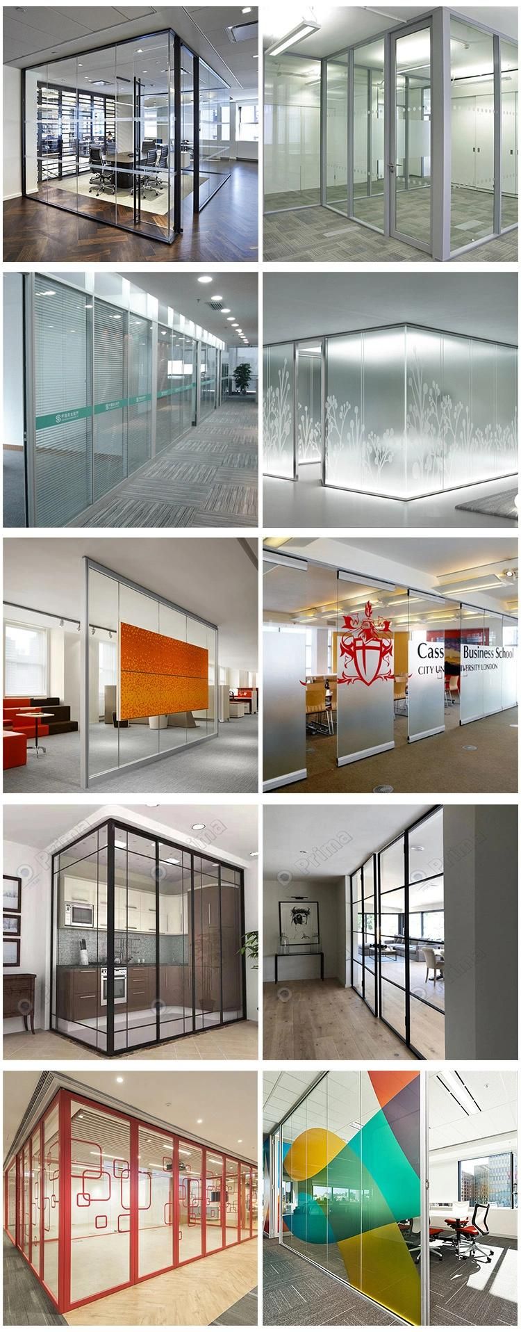 House Project Glass Partition Customized Top Quality Office Partition Used Glass Office Partitions