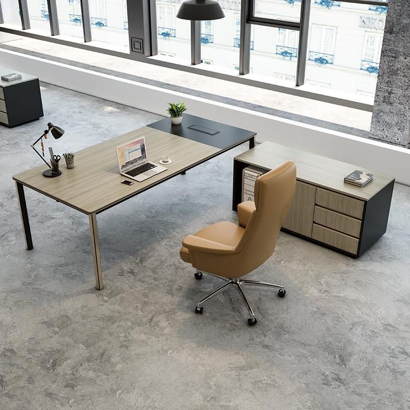 Most Popular Executive L-Shape Desk Stylish Manager Office Wooden Executive Table