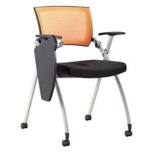 Sale Training Chair Mesh Stackable Traning Chair with Writing Board