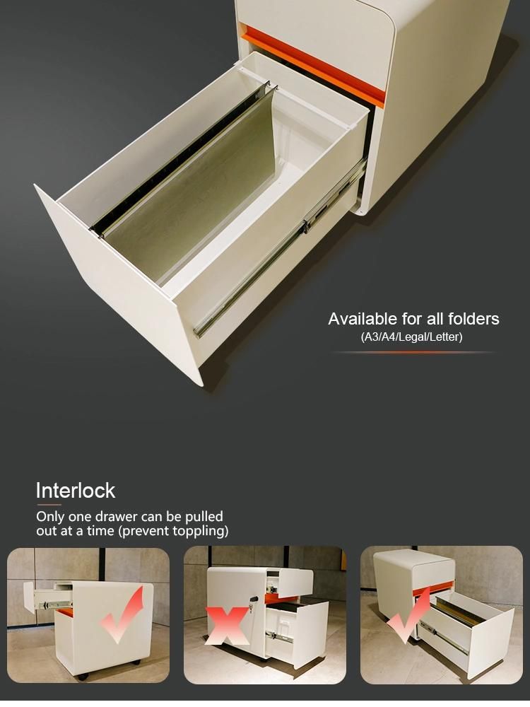 Kd Lockable Steel Office Storage Files 3 Drawer Lateral File Cabinet