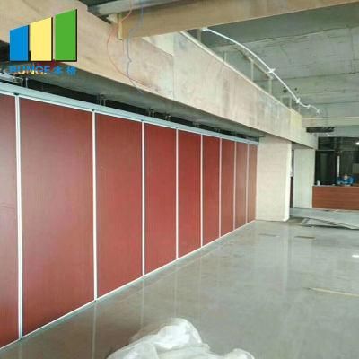 Melamine Board Soundproofing Movable Acoustic Folding Fabric Door Partition