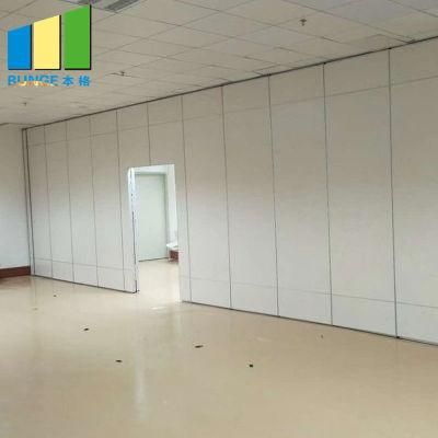 Aluminum Frame Sound Proof Conference Room Partitions Operable Folding Office Partition Walls