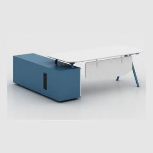 Modern Design L-Shape Luxury Office Table Executive Desk Wooden Furniture