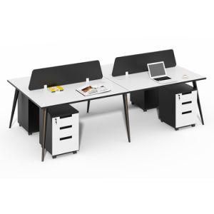 New Design I Shape Open Partition Workstation for 4 Person