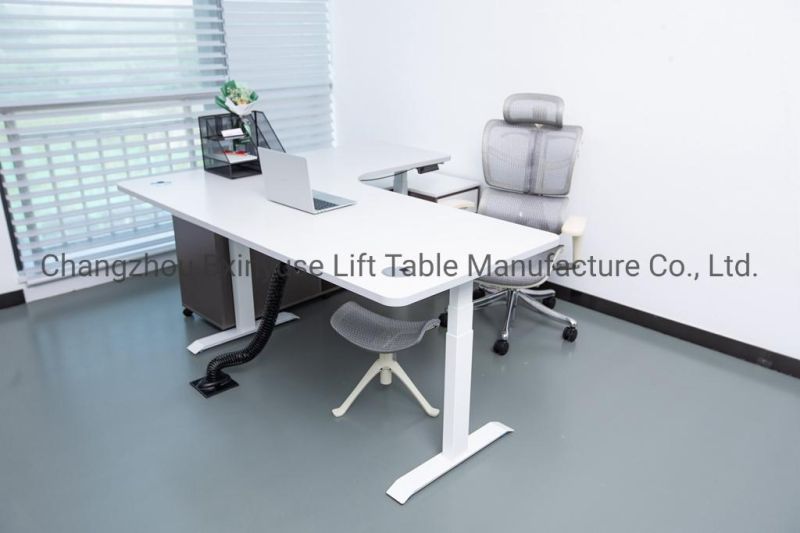 Electric Lifting Desk Height Adjustable Table Laptop Workstation
