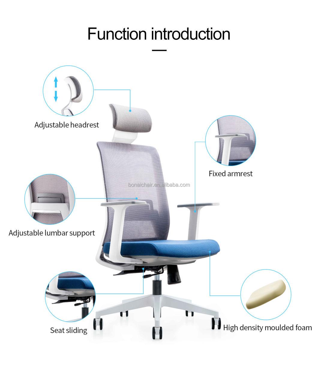 Best Price Europe Design Ergonomic Back Design Office Chair Executive Computer Swivel High Back Mesh