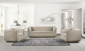 1+1+3 Wood Modern Leisure PU Leather Lounge Home Office Sofa