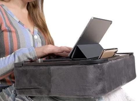 Double-Sided Design 2-in-1 Lap Desk & Cup Holder for The Couch and Car Comfortable Laptop Desk Computer Desk, Cup Desk
